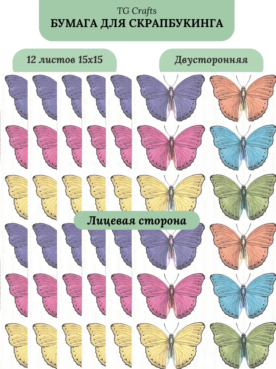 Бумага для cкрапбукинга 15*15